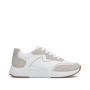 előnézet RIEKER N8503-81 fehér női modern bőr sneaker, Antistress talp