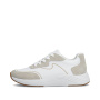előnézet RIEKER N8503-81 fehér női modern bőr sneaker, Antistress talp