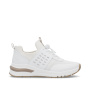 előnézet RIEKER M6651-80 fehér női modern sneaker, Antistress talp