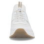 előnézet RIEKER M6651-80 fehér női modern sneaker, Antistress talp