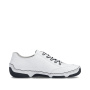 előnézet RIEKER 55901-80 fehér női bőr sneaker, modern megjelenés, Antistress talp