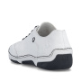 előnézet RIEKER 55901-80 fehér női bőr sneaker, modern megjelenés, Antistress talp