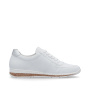 előnézet RIEKER N5127-80 fehér női modern bőr sneaker cipő, Antistress talp