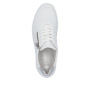előnézet RIEKER N5127-80 fehér női modern bőr sneaker cipő, Antistress talp