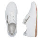 előnézet RIEKER N5127-80 fehér női modern bőr sneaker cipő, Antistress talp