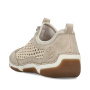előnézet RIEKER 55960-60 bézs női nyári sneaker cipő, jól szellőző, Antistress talp