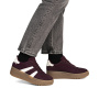 előnézet RIEKER M7601-30 bordó női platformos sportcipő 3 cm-es platformmal, modern és ké