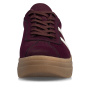 előnézet RIEKER M7601-30 bordó női platformos sportcipő 3 cm-es platformmal, modern és ké