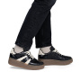 előnézet RIEKER M7601-00 fekete női platformos sportcipő 3 cm-es talppal, modern és kénye