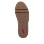 előnézet RIEKER M7601-00 fekete női platformos sportcipő 3 cm-es talppal, modern és kénye