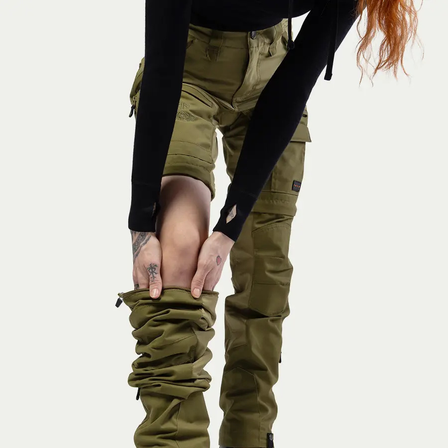 részlet Beyond Nordic Sweden Zip-Off Teflon EcoElite® női túranadrág
