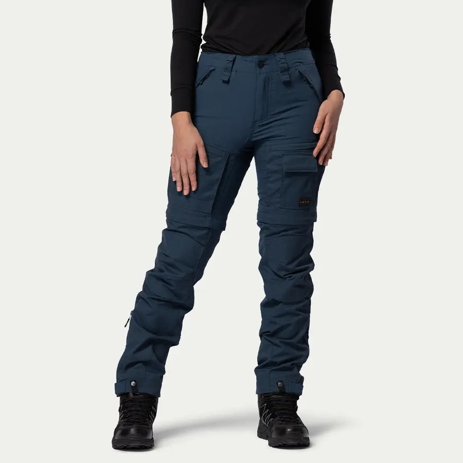 részlet Beyond Nordic Sweden Zip-Off kék női 2 az 1-ben outdoor nadrág Teflon EcoElite®