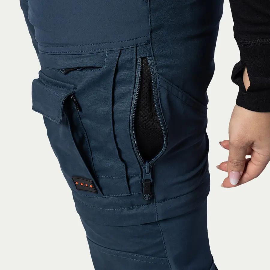 részlet Beyond Nordic Sweden Zip-Off kék női 2 az 1-ben outdoor nadrág Teflon EcoElite®