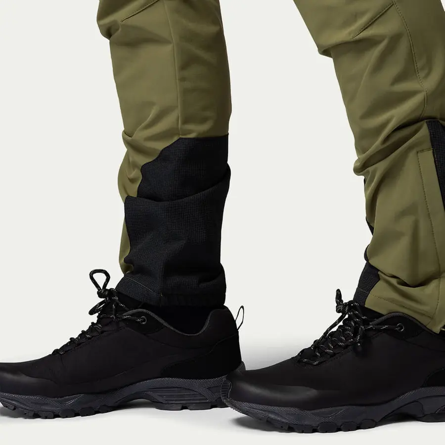 részlet Beyond Nordic Sweden BN012 olívazöld férfi könnyű outdoor nadrág, stretch H2O