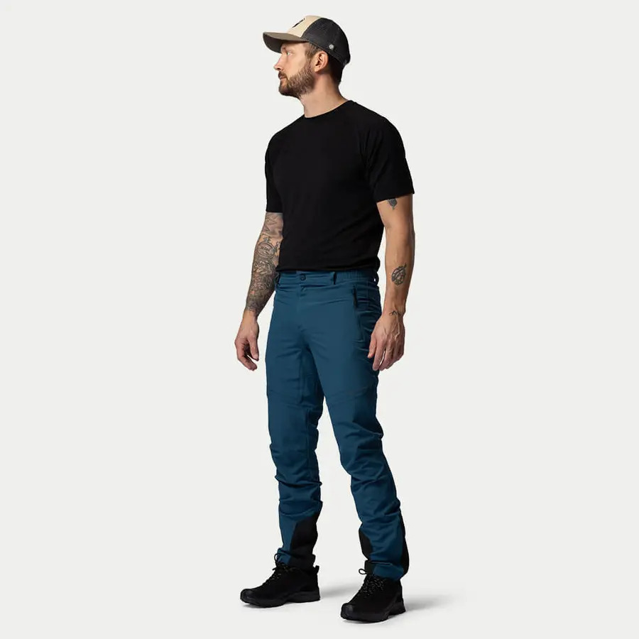 részlet Beyond Nordic Sweden BN012 kék férfi könnyű outdoor nadrág, stretch H2O