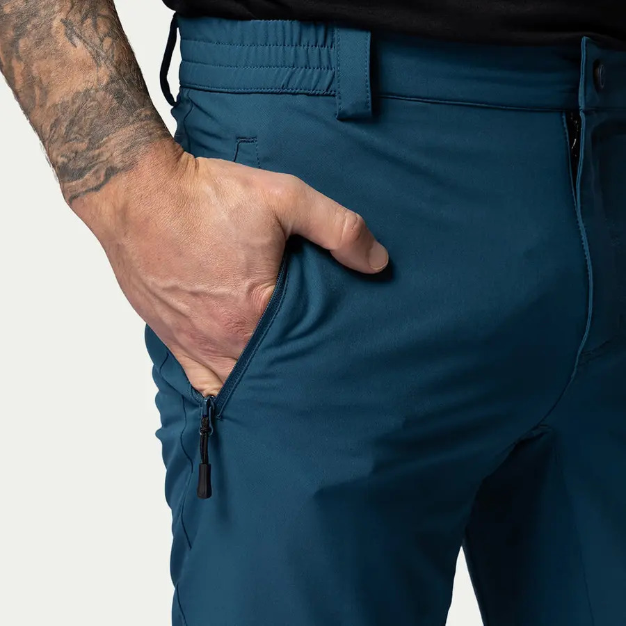 részlet Beyond Nordic Sweden BN012 kék férfi könnyű outdoor nadrág, stretch H2O