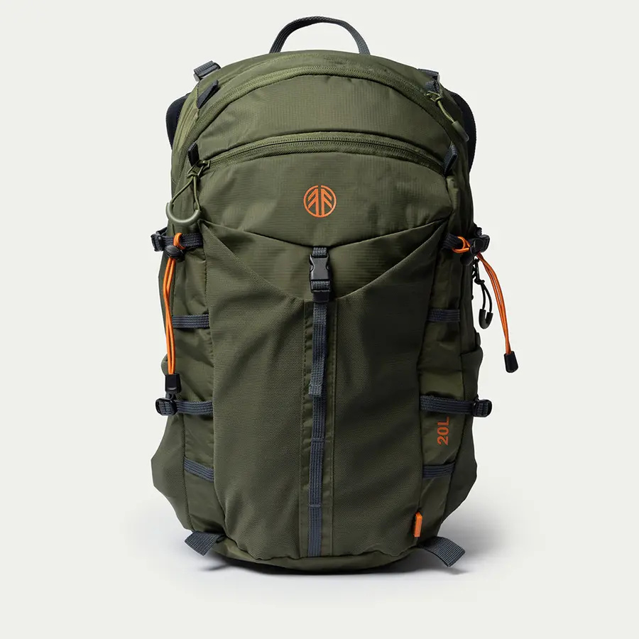 részlet Beyond Nordic Sweden BN503 olív férfi outdoor hátizsák 20L