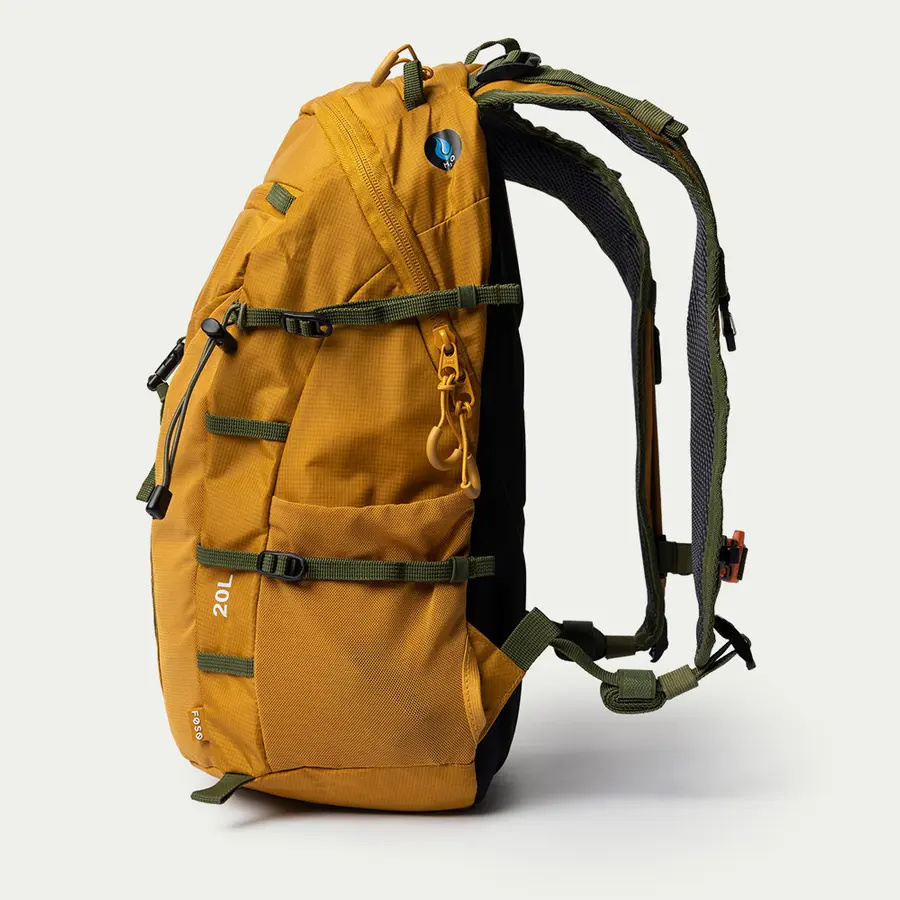 részlet Beyond Nordic Sweden BN503 fekete férfi outdoor hátizsák 20L