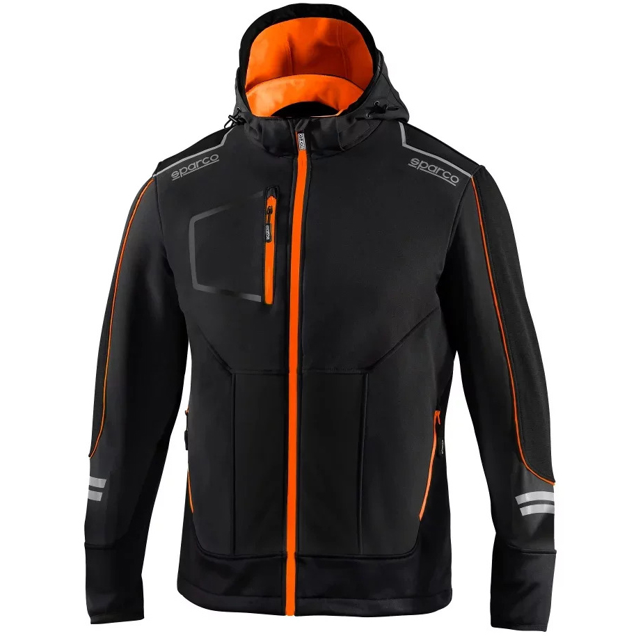 részlet SPARCO TECH York Softshell férfi kabát