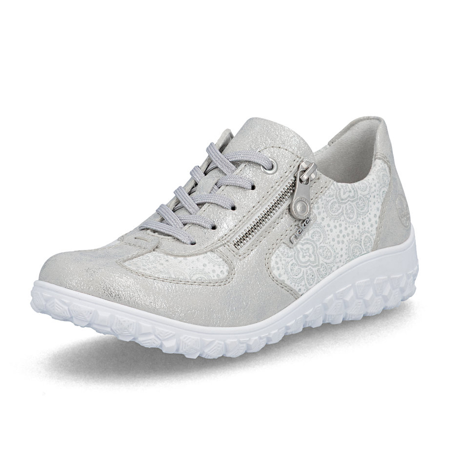 részlet RIEKER 59501-90 szürke női kényelmes Antistress sportcipő