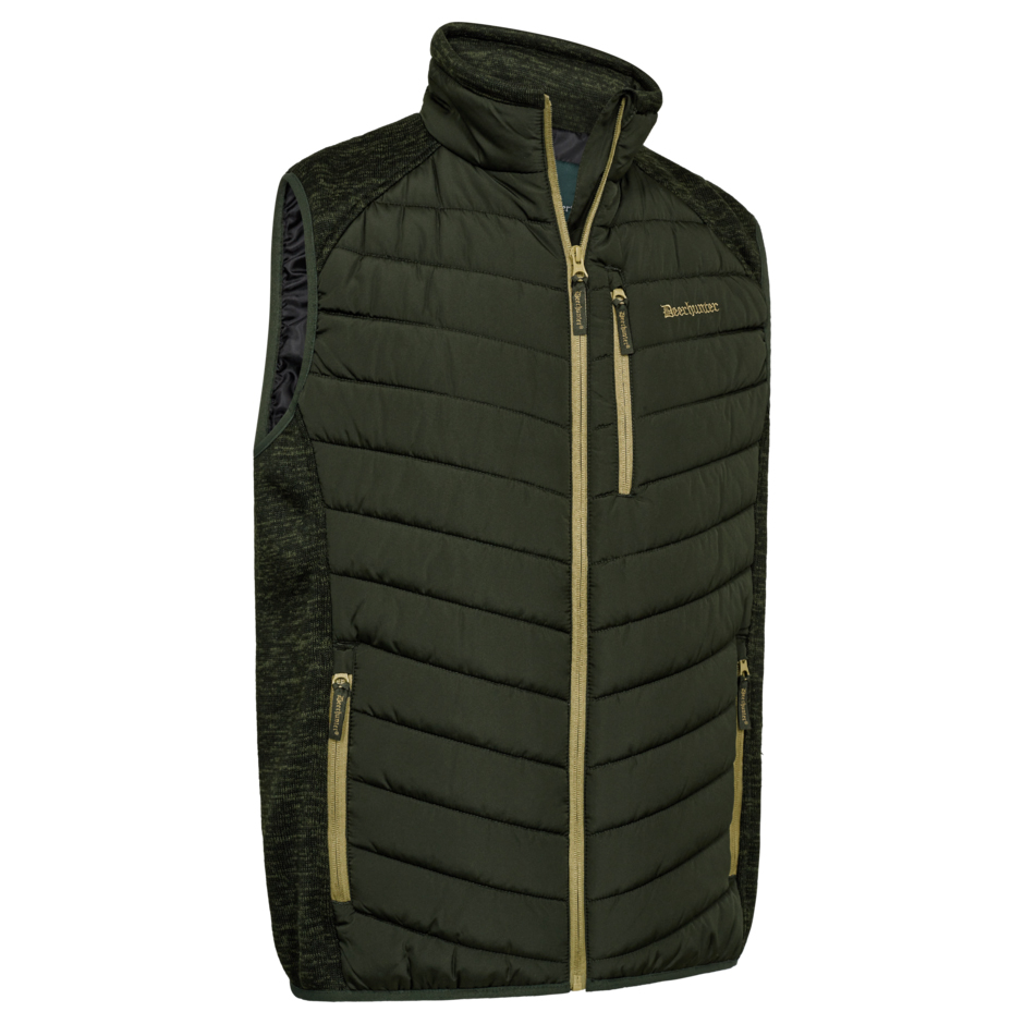 részlet Deerhunter Moor zöld férfi bélelt outdoor mellény