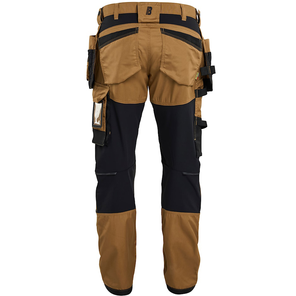 részlet BLAKLADER Craftsman Stretch férfi prémium munkanadrág, kényelmes, nugát színű, z