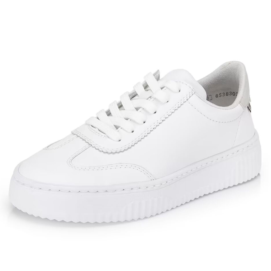 részlet RIEKER N9910-80 fehér női sneaker természetes bőrből Antistress talppal