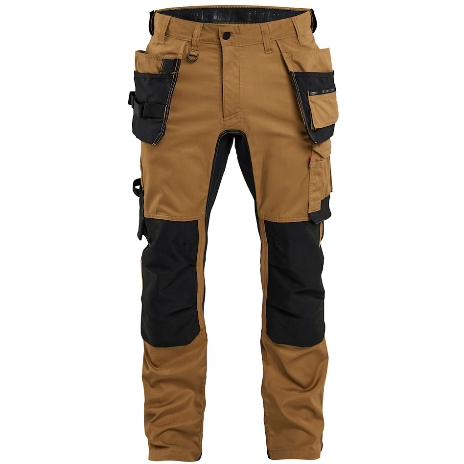 részlet BLAKLADER Craftsman Stretch férfi prémium munkanadrág, kényelmes, nugát színű, z
