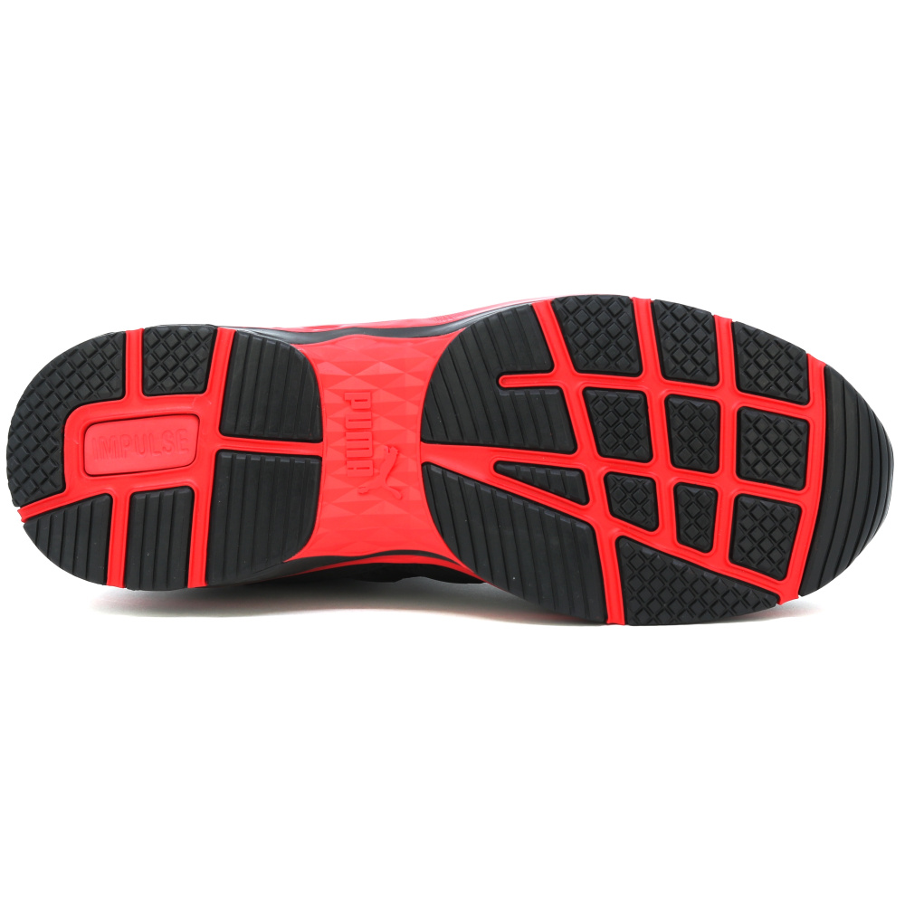 részlet PUMA Fuse Motion 2.0 red low S1P ESD HRO munkavédelmi cipő