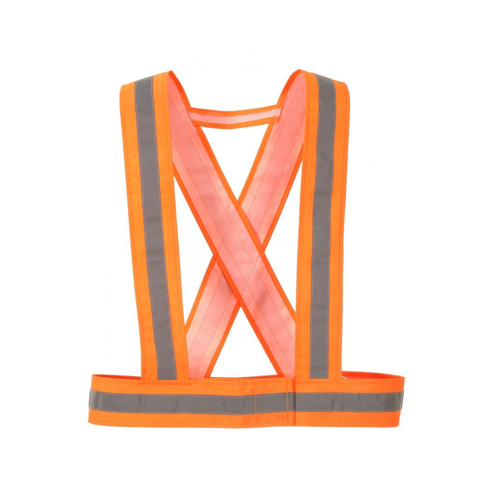 részlet Reflexní kříž PORTWEST HV55 oranžový