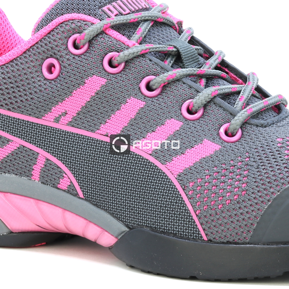 részlet PUMA Celerity Knit Pink S1 női munkavédelmi cipő