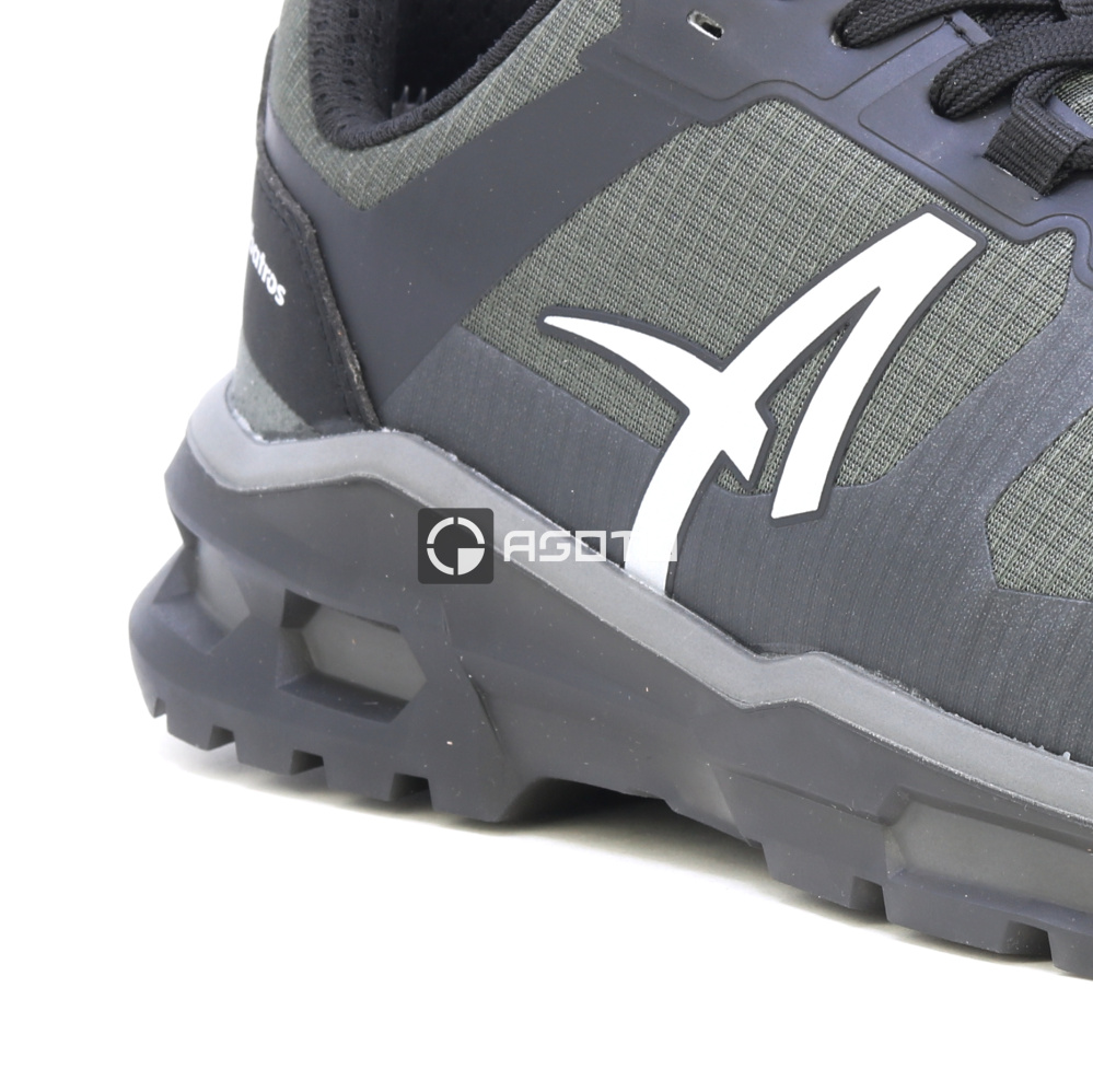 részlet ALBATROS Halo Green Low S3S fekete férfi munkavédelmi cipő, könnyű és kényelmes