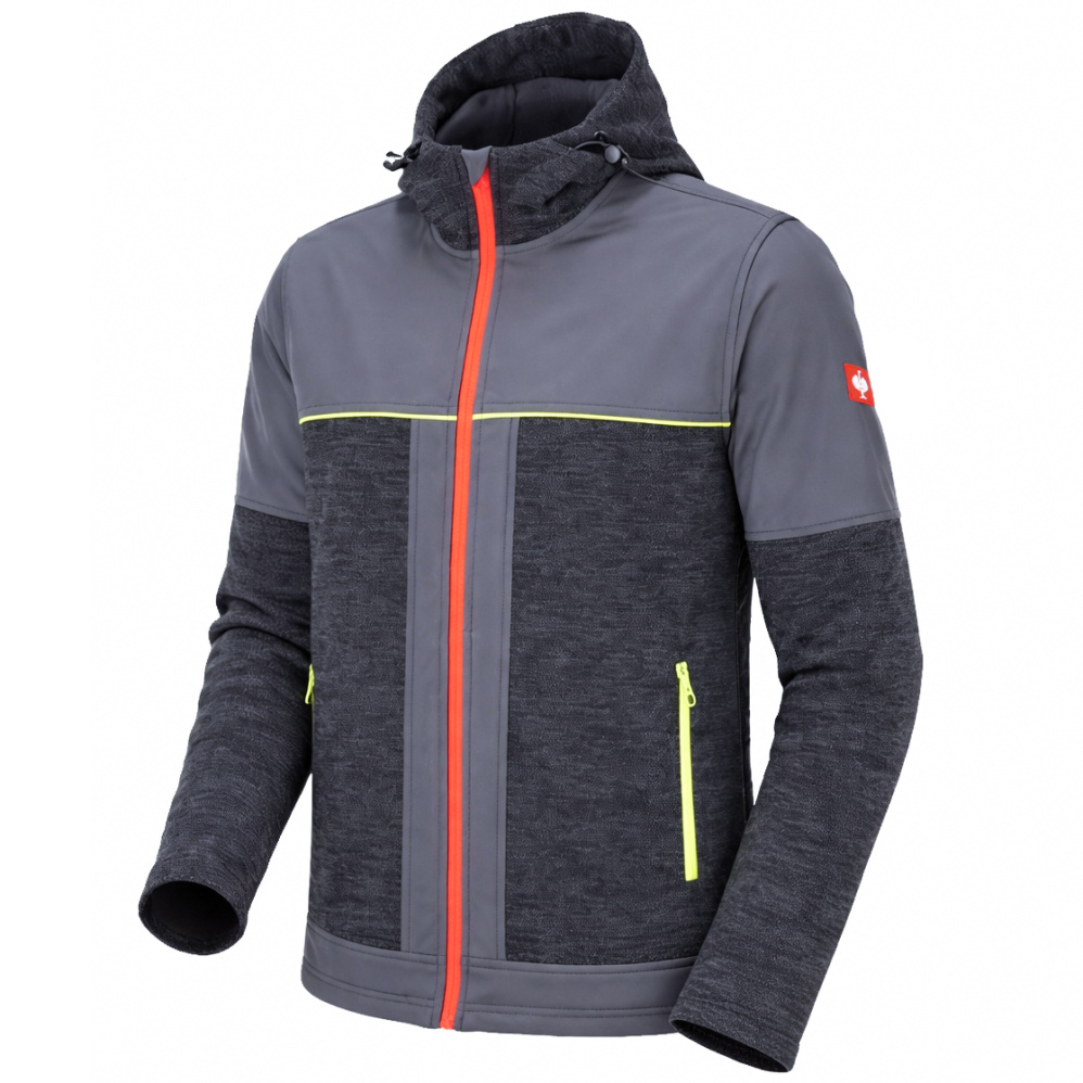 részlet Engelbert Strauss E.S. Hybrid szürke férfi kabát egész éves használatra