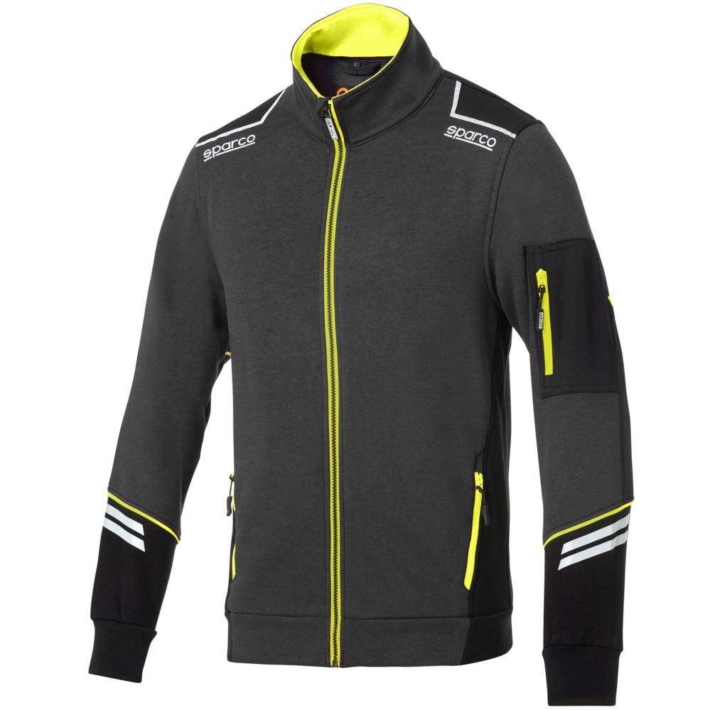 részlet SPARCO Alabama Tech Full Zip férfi pulóver