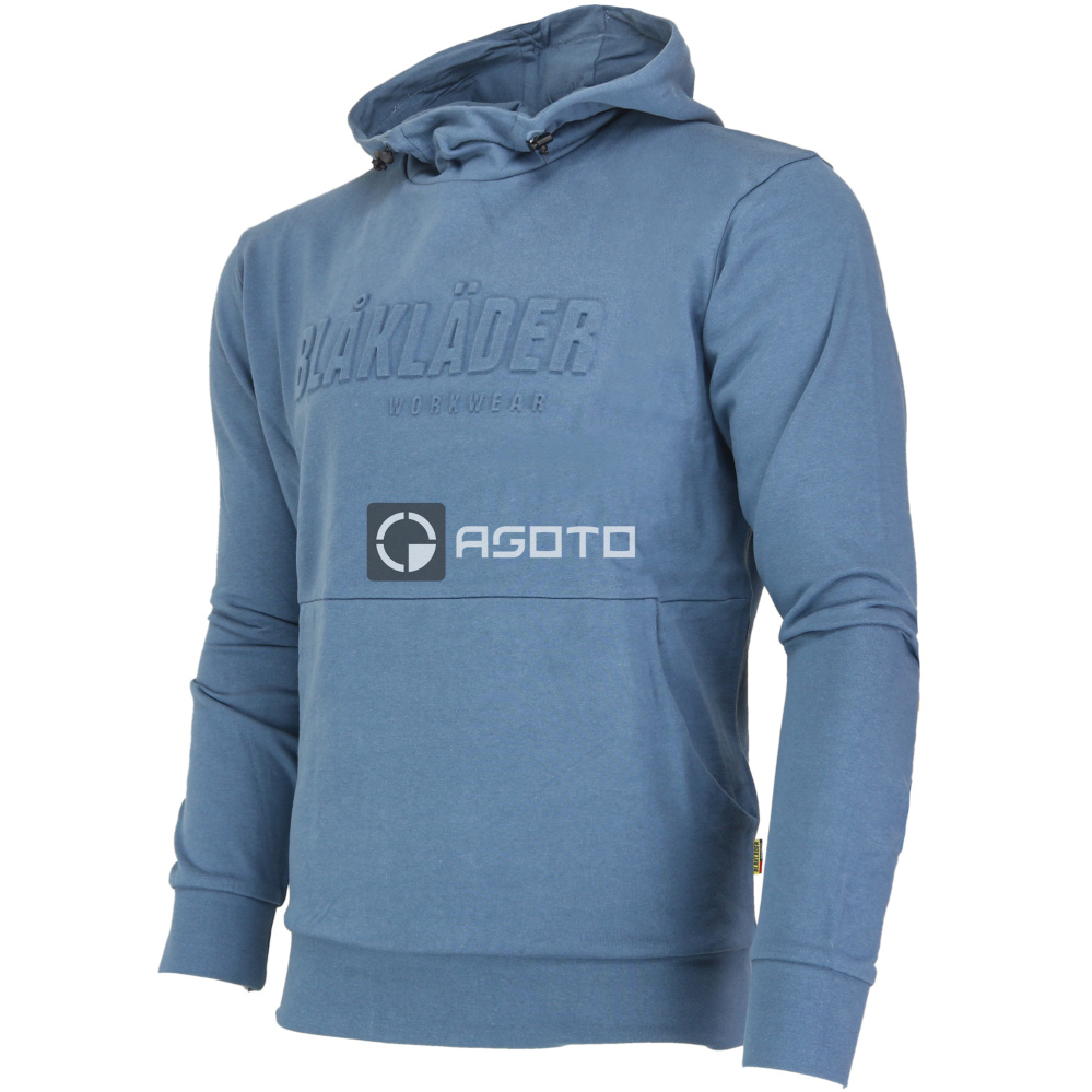részlet BLAKLADER Sweden 3D Logo 100% cotton férfi pulóver