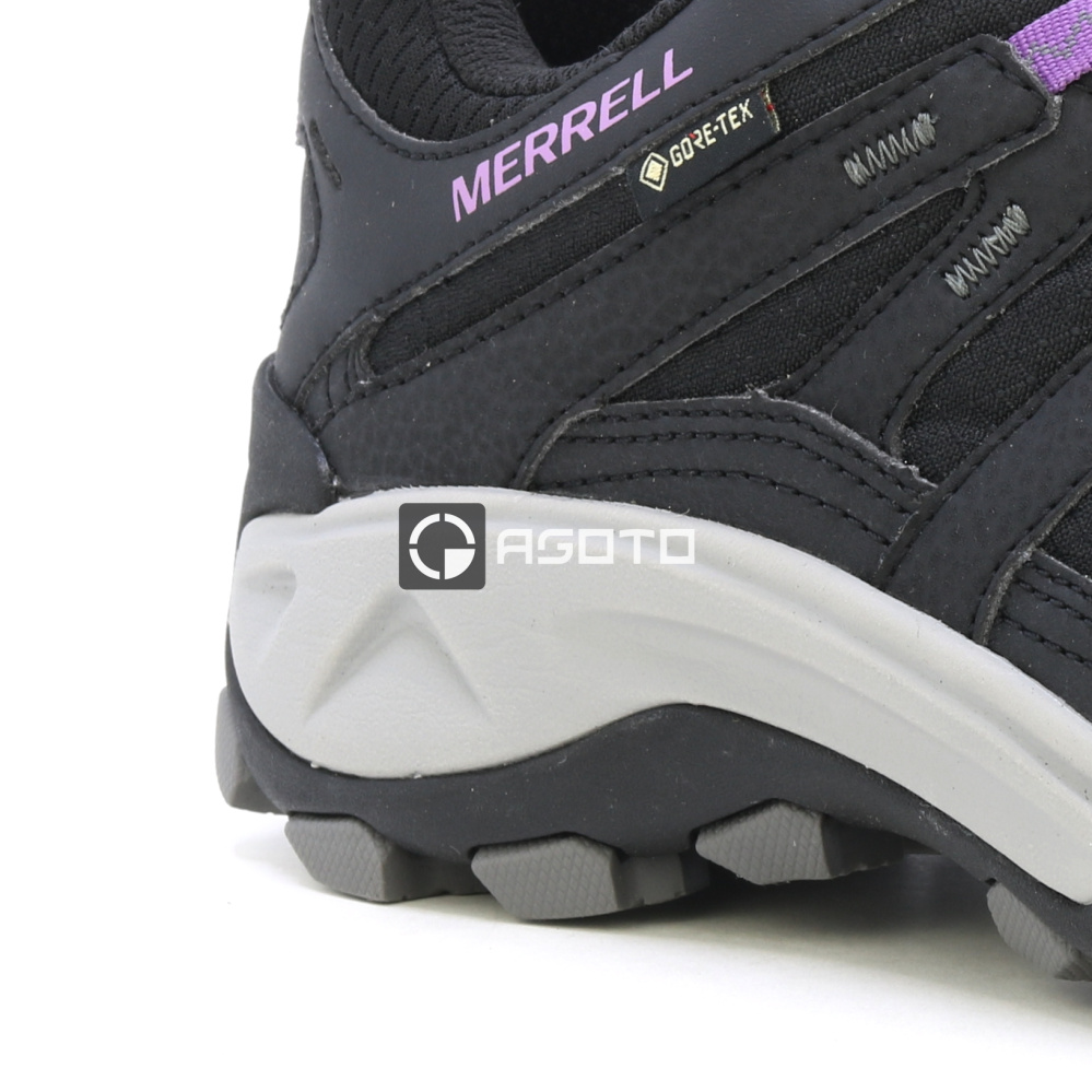 részlet MERRELL Claypool 2 Sport GTX fekete női túracipő, Gore-Tex® membrán