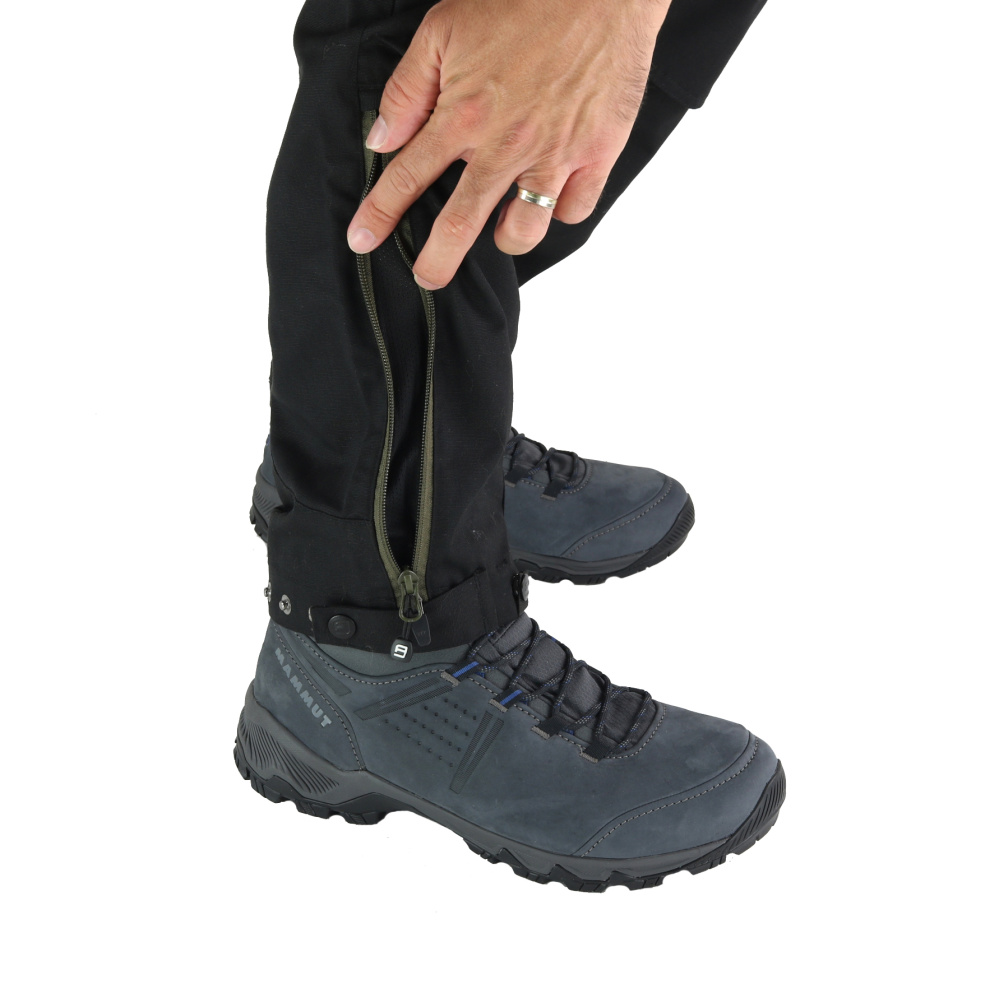 részlet Asoto Vattern Zip-Off férfi barna outdoor nadrág DWR bevonattal, lecipzározható