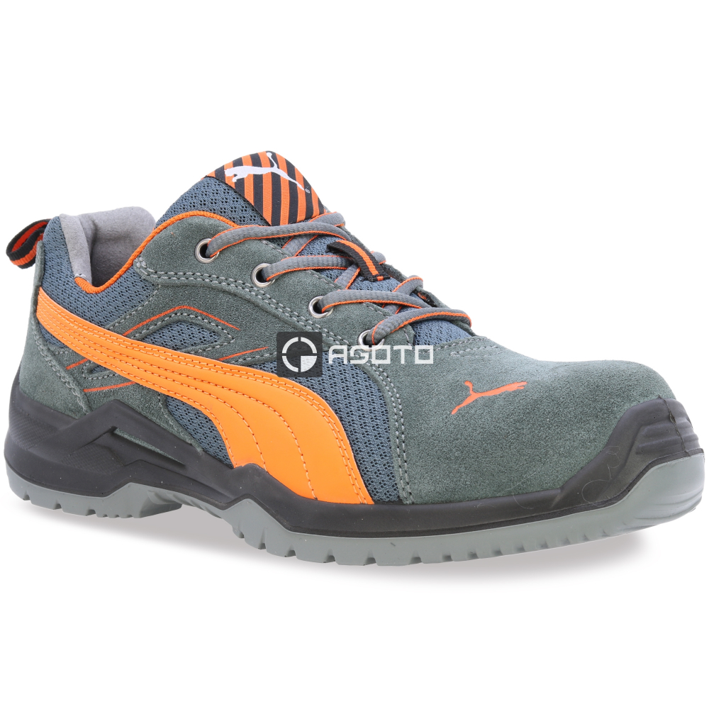 detail PUMA Omni Orange low S1P munkavédelmi cipő
