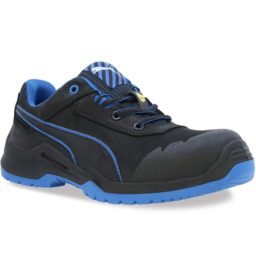 detail PUMA Argon Blue low S3 ESD munkavédelmi cipő