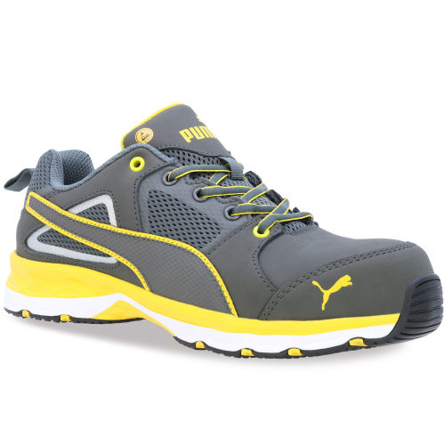 PUMA Pace 2.0 yellow low S1P ESD munkavédelmi cipő