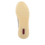 előnézet RIEKER 58906-91 bézs női modern sportcipő, kényelmes, Antistress