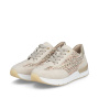előnézet RIEKER 58906-91 bézs női modern sportcipő, kényelmes, Antistress