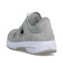 előnézet RIEKER N8456-40 zöld női kényelmes bőr sneaker cipő Antistress talppal