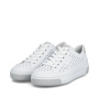 előnézet RIEKER L8849-80 fehér női bőr sneaker a nagyobb kényelemért nyári napokon