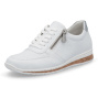 előnézet RIEKER N5127-80 fehér női modern bőr sneaker cipő, Antistress talp
