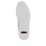 előnézet RIEKER N5127-80 fehér női modern bőr sneaker cipő, Antistress talp